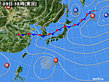 2018年07月09日の実況天気図