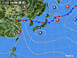 2018年07月11日の実況天気図