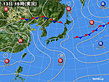 2018年08月13日の実況天気図