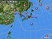 2018年08月28日の実況天気図