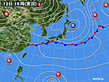 2018年09月12日の実況天気図