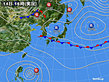 2018年09月14日の実況天気図