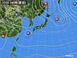 2018年09月17日の実況天気図