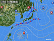 2018年09月24日の実況天気図