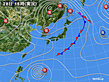 2018年10月28日の実況天気図