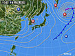 2018年12月13日の実況天気図
