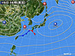 2018年12月16日の実況天気図