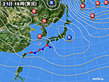 2018年12月21日の実況天気図