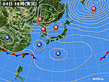 2019年04月04日の実況天気図