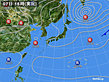 2019年04月07日の実況天気図