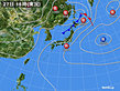 2019年07月27日の実況天気図