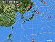 2019年07月29日の実況天気図