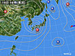 2019年08月15日の実況天気図