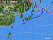 2019年09月24日の実況天気図
