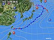 2019年11月19日の実況天気図