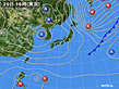 2019年11月20日の実況天気図
