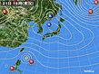 2019年11月21日の実況天気図