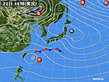 2019年11月22日の実況天気図