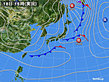 2019年12月18日の実況天気図