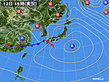 2020年02月12日の実況天気図