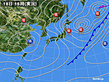 2020年02月18日の実況天気図