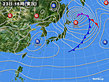 2020年02月23日の実況天気図