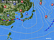 2020年02月28日の実況天気図