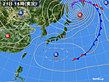 2020年03月21日の実況天気図