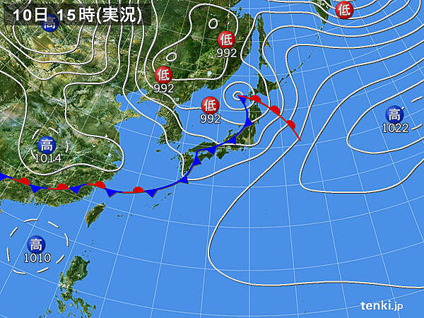 過去の実況天気図 2020年05月10日 日本気象協会 Tenki Jp