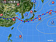 2020年07月12日の実況天気図