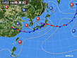 2020年07月14日の実況天気図