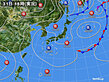 2020年07月31日の実況天気図