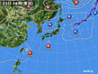 2020年08月22日の実況天気図