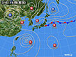 2020年08月31日の実況天気図