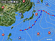 2020年09月27日の実況天気図