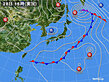 2020年09月28日の実況天気図