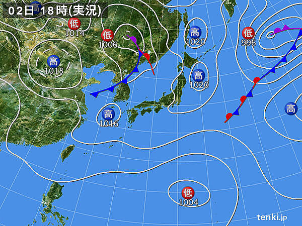 過去の実況天気図 年10月02日 日本気象協会 Tenki Jp 過去の実況天気図 年10月02日 日本気象協会 Tenki Jp