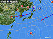 2020年10月03日の実況天気図