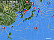 2020年10月13日の実況天気図