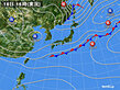 2020年10月18日の実況天気図