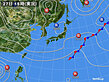 2020年10月27日の実況天気図