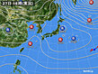 2020年12月27日の実況天気図