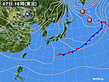 2021年02月07日の実況天気図