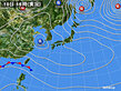 2021年02月10日の実況天気図