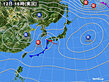 2021年03月12日の実況天気図