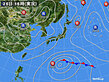 2021年04月25日の実況天気図