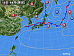 2021年07月10日の実況天気図
