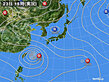 2021年07月23日の実況天気図