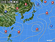 2021年08月04日の実況天気図