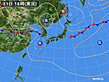 2021年08月31日の実況天気図